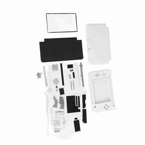 Telecomando Universale Custodia Completa Per Custodia, Parti Di Riparazione Per Guscio, Kit Di Sostituzione Completo Per 3Ds Xl Rosso (Bianco) Telecomando Universale,
