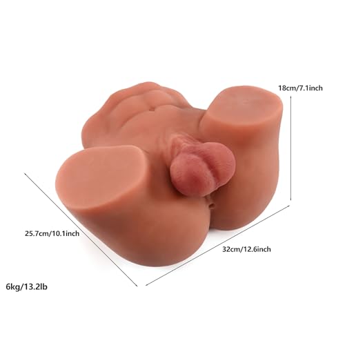 Image of 13.2Lb Lifelike Sex Doll for Male Masturbation, Realistic Male Masturbator Stroker Pussy with Testicles Anus Adult Sex Toy for Gay Men