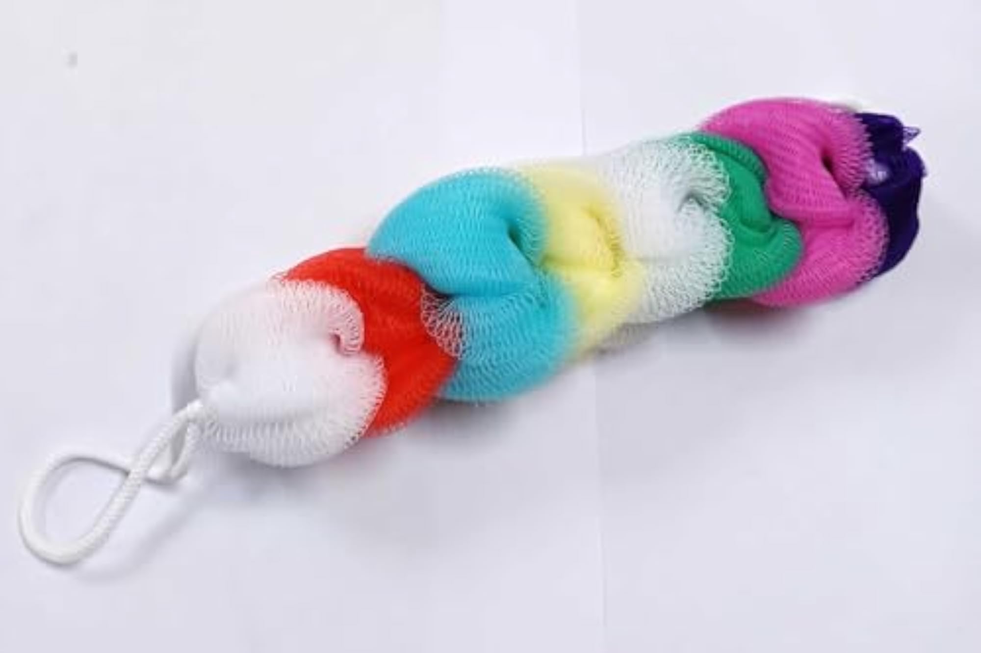 Bath Shower Loofah Sponge Scrubber for Women and Men, Multicolour