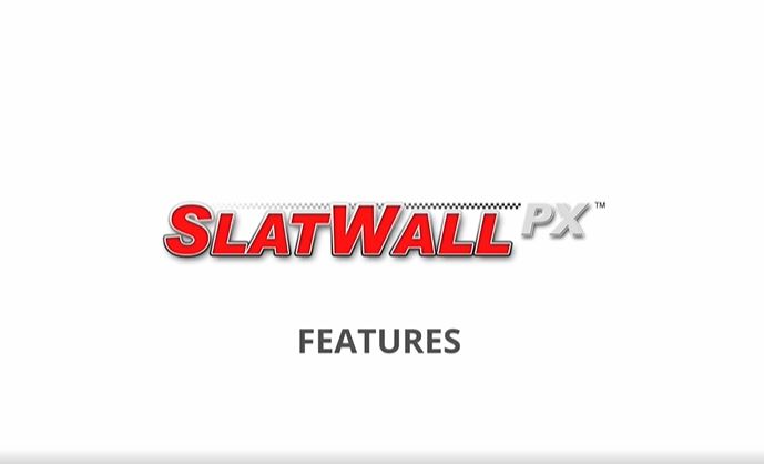 DLDIRECT 48" X 48" - Grey Slatwall Panel Garage Organizer: Heavy Duty Wall Mounted PVC Rack, Interlocking Slat Paneling for Garage Storage, Slotwall Board, Shelves System