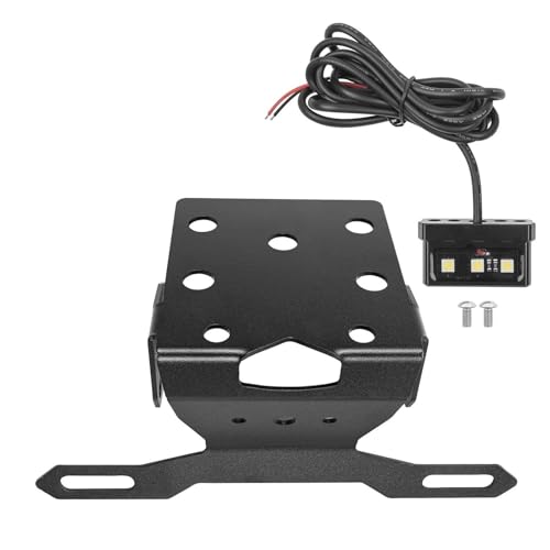 ナンバープレートホルダー 調整 のために スズキ のために ジクサー SF250 2019-2022 テール Tidy フェンダーエリミネーターオートバイのナンバープレートホルダーブラケット