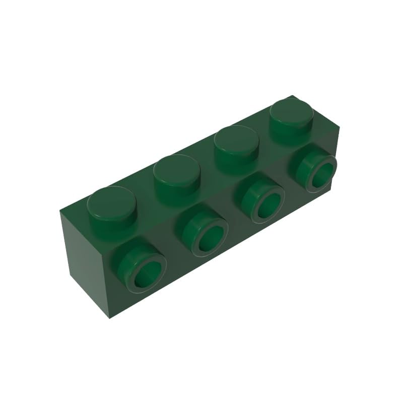 30414 Brick Special 1x4 with 4 Studs on One Side, Dark Green, 50 PCS โ image 1