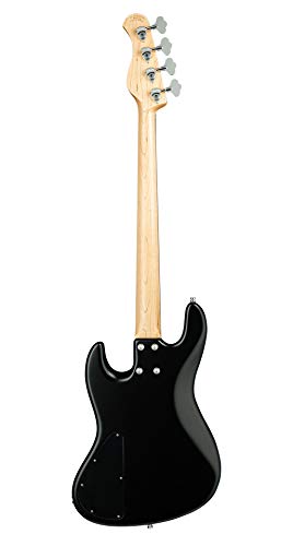 Sadowksy MetroLine 21 Fret Vintage Basse J/J Noir satiné - Les Beatles, Paul McCartney, John Lennon, RIngo Starr, George Harrison Sadowksy MetroLine 21 Fret Vintage Basse J/J Noir satiné – Image 3