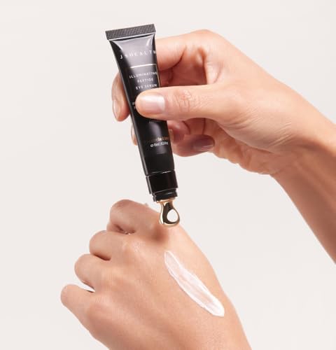 JSHealth Illuminating Peptide Eye Serum - Under Eye Brightener Serum with Peptides, Caffeine & Niacinamide - For Dark Circles, Bags & Wrinkles
