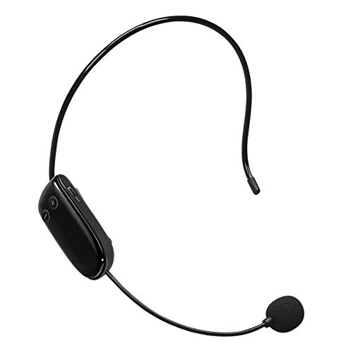 UHF Wireless Microphone Headset Super-powerful Wall-through Headset mic with 2 in 1 Handheld, Stable Wireless Transmitter for Voice Amplifier, PC,Speaker, Compatible with All AUX Audio Device,Stage - Thumbnail 2