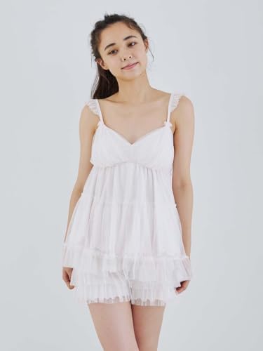 Gelato Pique PWCT245223 Women's Tulle Cup Inlay Camisole, OWHT