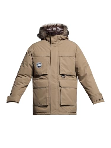 Image of JACK & JONES Men's Polyester Standard Length A-Line Coat