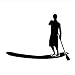 Produktbild Lovemq Wandaufkleber 57 * 42 Cm Stand Up Paddle Board Aufkleber Dekoration Aufkleber Schwarz Wohnkultur Wandaufkleber Muursticker Adesivo De Parede