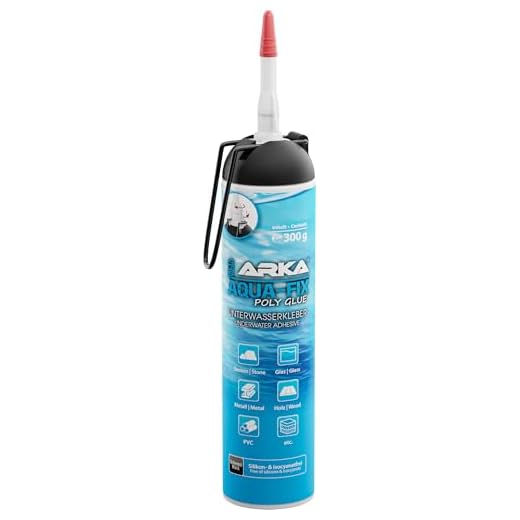 Unterwasserkleber Aquarium – für Gestein, Glas, Holz, Kunststoff, PVC & Metall – härtet schnell auch unter Wasser aus – schwarz – ARKA Aqua-Fix