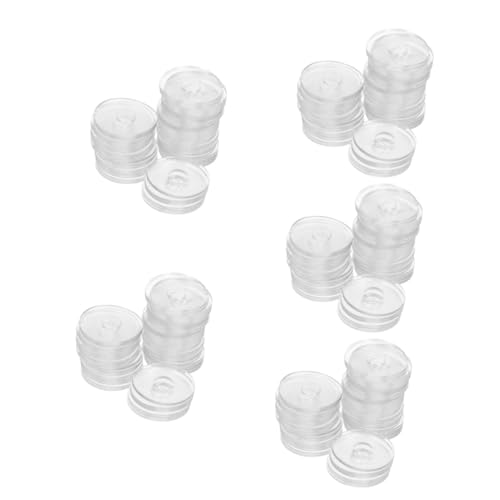 TOPPERFUN 250piezas Arandelas Transparentes De Vinilo Gomas Para Tornillos Para Puertas De Ducha Resistente y Práctica Para Reemplazo De Juntas Accesorios De Baño