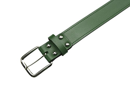 Athletic Specialties Bel de beisebol de couro, Verde escuro, Large (33-38