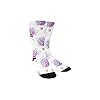 208 Mannen Vrouwen Wandelen Sokken Paars Hortensia’s Ballon Bloemen Wandelen Sokken Wicking Kussen Boot Sokken Casual Kantoor Sokken Voor Trekking Running Klimmen, Sokken 1188, Medium