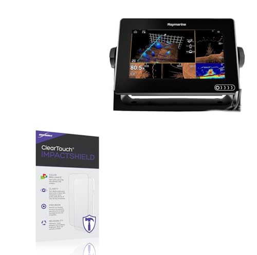 BoxWave Screen Protector Compatible with Raymarine Axiom+ 7 - ClearTouch ImpactShield (2-Pack), Impenetrable Screen Protector Flexible Film