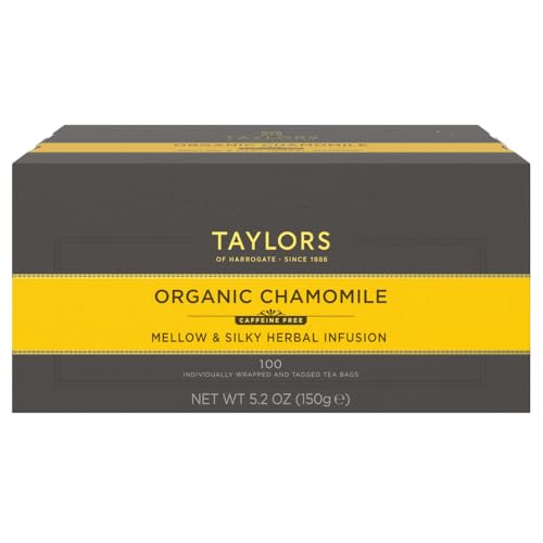 Taylors of Harrogate Organic Chamomile Herbal Tea 100 Teabags