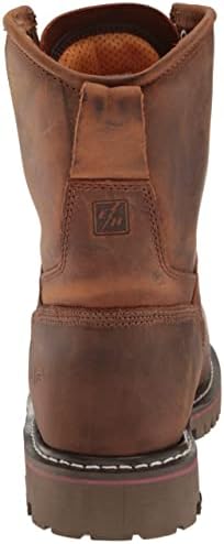 Ad Tec Men's 10.5" Waterproof Horse Leather Logger Work Boots | Composite Safety Toe, Goodyear Welt Construction, Electrical Hazard Outsole, Oil Resistant Lug Sole | Image 2