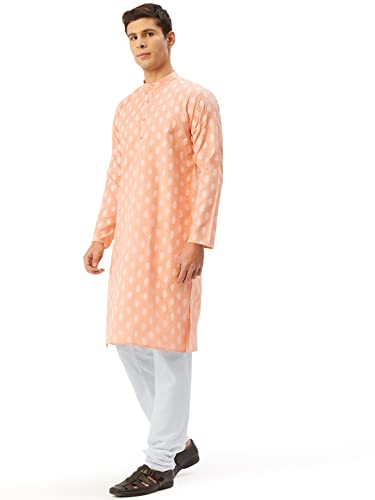 Image of Jompers Men's Cotton Regular Fit Casual Kurta