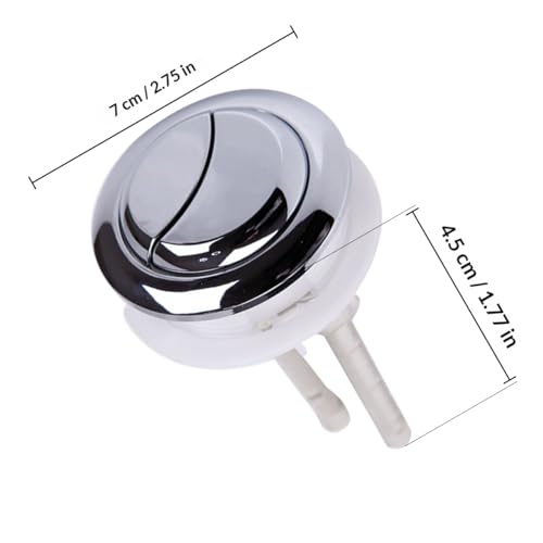 Miniatura 5 de Osaladi Pulsador Cisterna Gala Válvula Tanque Botón Inodoro Tanque Baño Compatible