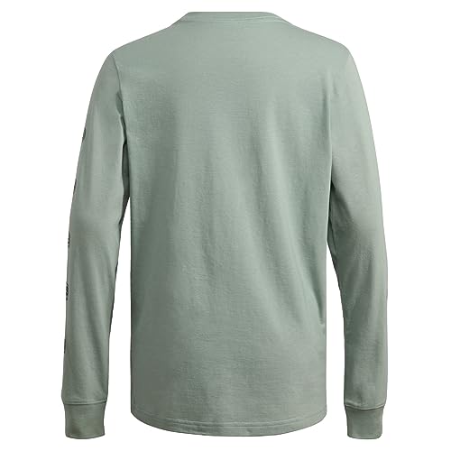 adidas Boys' Long Sleeve Cotton 3 Stripe Bos Logo T-Shirt3