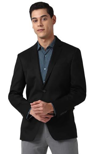 Image of Gwalior Law Firm Stylish Black Advocate Blazer for Men Single Breasted Regular Fit Coat for Wedding Party and Office Wear (Blazer-01)