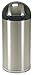 12 gal. Round Silver Trash Can