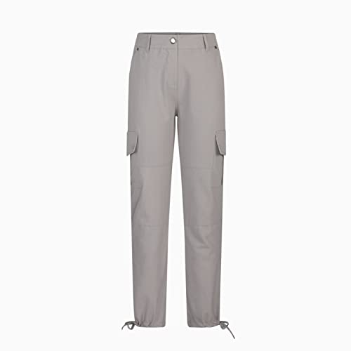 Yardsong Warehouse Deals Today Multi-Pocket Outdoor Camping Hiking Cargo Pants Women's Low Rise Stretch Tactical Tapered Pants #TOP3