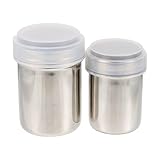 GESCHLOSSEN UND MINEN: dieser satz von spice halter hat einen deckel, dass schließen können vollständig- halten alle feuchtigkeit aus für gewürze, die bleiben knackig und frische. Die schraube- auf deckel kann auch entfernt werden für glatte und einfach nachfüllen.