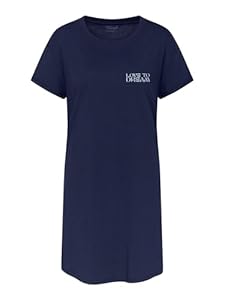 Chemise De Nuit Manches Courtes Triumph Nightdresses NDK Bleu Marine 36