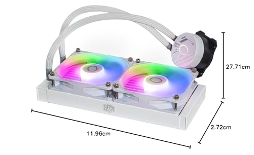Cooler Master ML240L Core ARGB CPU Liquid Cooler - White | Support Intel & AMD Processor - LGA1700, LGA1200, LGA1151, AM5, AM4 | Gen S Dual Chamber... - Image 6