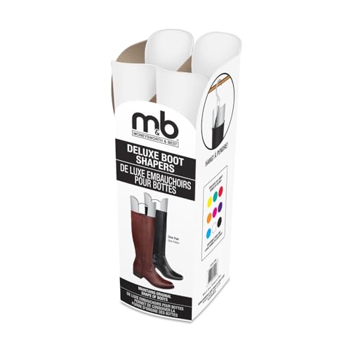 Moneysworth & Best Deluxe Boot Shaper - White Snow