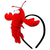 CHILDWEET Kinder Haarband mit Meeresmotiven Großer Hummer Haarreif aus Weichem Material für Fasching und Weihnachtsfeiern