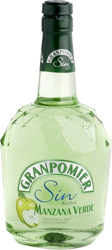 Granpomier - Licor de Manzana Verde sin Alcohol - 700 ml (Paquete de 6)