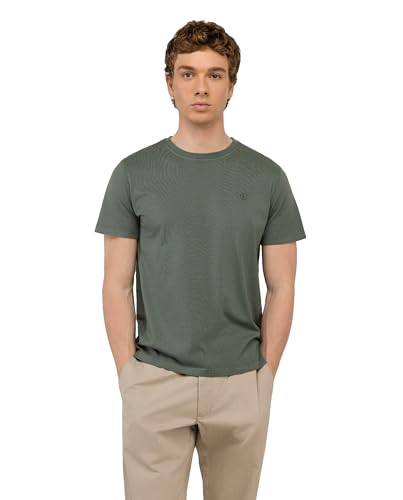 El Ganso Camiseta Básica Garment Dyed Verde Oscuro