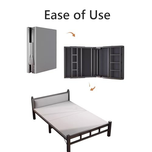 Lit d'appoint pliable avec sa traverse renforcée pour un sommeil stable