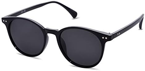 SOJOS Small Round Classic Polarized Sunglasses for Women Men Vintage Style UV400 Lens SJ2113