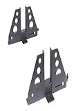 RackSolutions Universal Rack-to-Tower Conversion Kit Fits Any Server 1U to 2U, Textured Black Powder