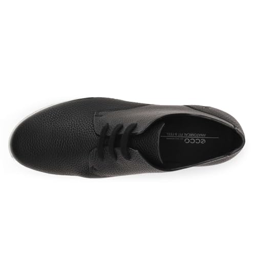 ECCO Mens Leisure Leather Black Shoes 13-13.5 US3