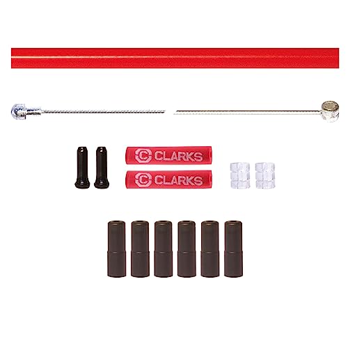 Clarks Grey Universal Stainless Steel Front & Rear Brake Cable Kit #TOP5