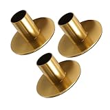 Bougeoir conique en métal : ce petit bougeoir peut sûrement ajouter une atmosphère plus chaleureuse et plus active à votre intérieur.