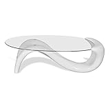 Designetsamaison - Table basse de salon blanche
