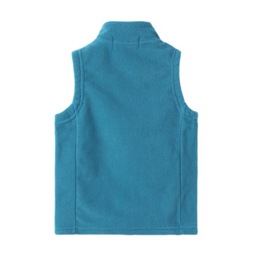 Image of LittleSpring Boys Girls Fleece Vest Sleeveless Jacket Full-Zip Fall Winter Warm Outerwear