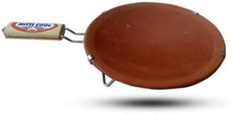 Mitti Cool Terracotta Clay Tawa, 9 Inch
