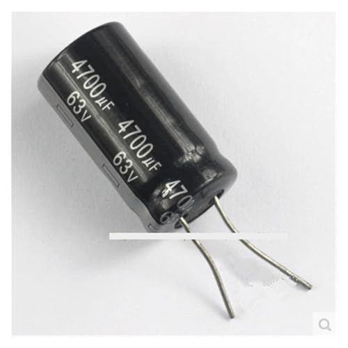 Condensador electrolítico 63V4700UF de aluminio para reparación de placas y fuentes de corriente