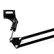 RockJam MS050 Microphone Stand Microphone Scissor Arm Stand Compact Mic Stand made of Durable Steel