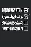 Lustiges Gesamtschule Notizbuch (liniert)