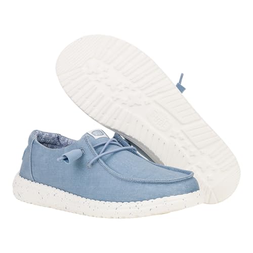 Image of HEYDUDE Women's Wendy Stretch Canvas Slip On Shoes | Easy On Loafer