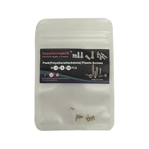 Vis PEEK M1.2X4 mm de précision chirurgicale anti-corrosion