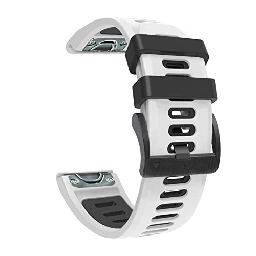 Bracelet silicone 26 mm de qualité pour Garmin Descent MK2 MK1 et Fenix 6X Pro
