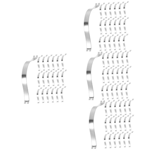 Image of 400pcs Picture Frame Spring Clips Wall Hanging Hardware for Photos Art Crafts Sturdy Backing Clips for DIY Projects Easy Installation Compact Design