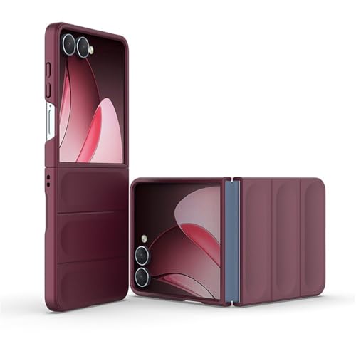 Coque Samsung Galaxy Z Flip7 FE haut de gamme rigide violet foncé