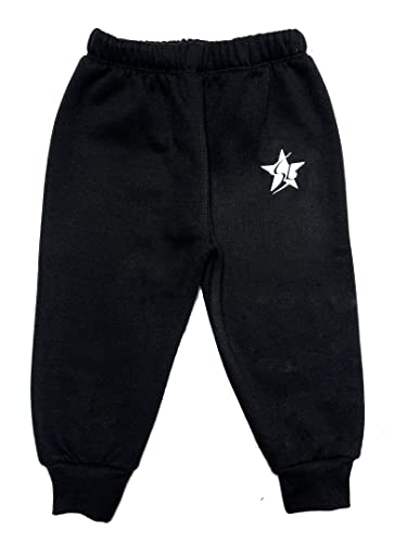 Image of STARLATH Baby Kids Warm Fleece Pajama Pants, Winter Wear Trackpants for Baby Boys and Girls (Pack of 5) (18-24 Months) |Fit Type: Regular Fit, Multicolour